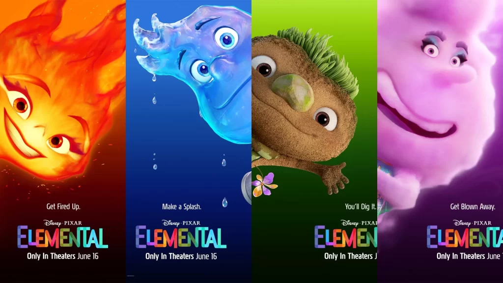 Pixar lança trailer de 'Elementos', animação sobre amor entre